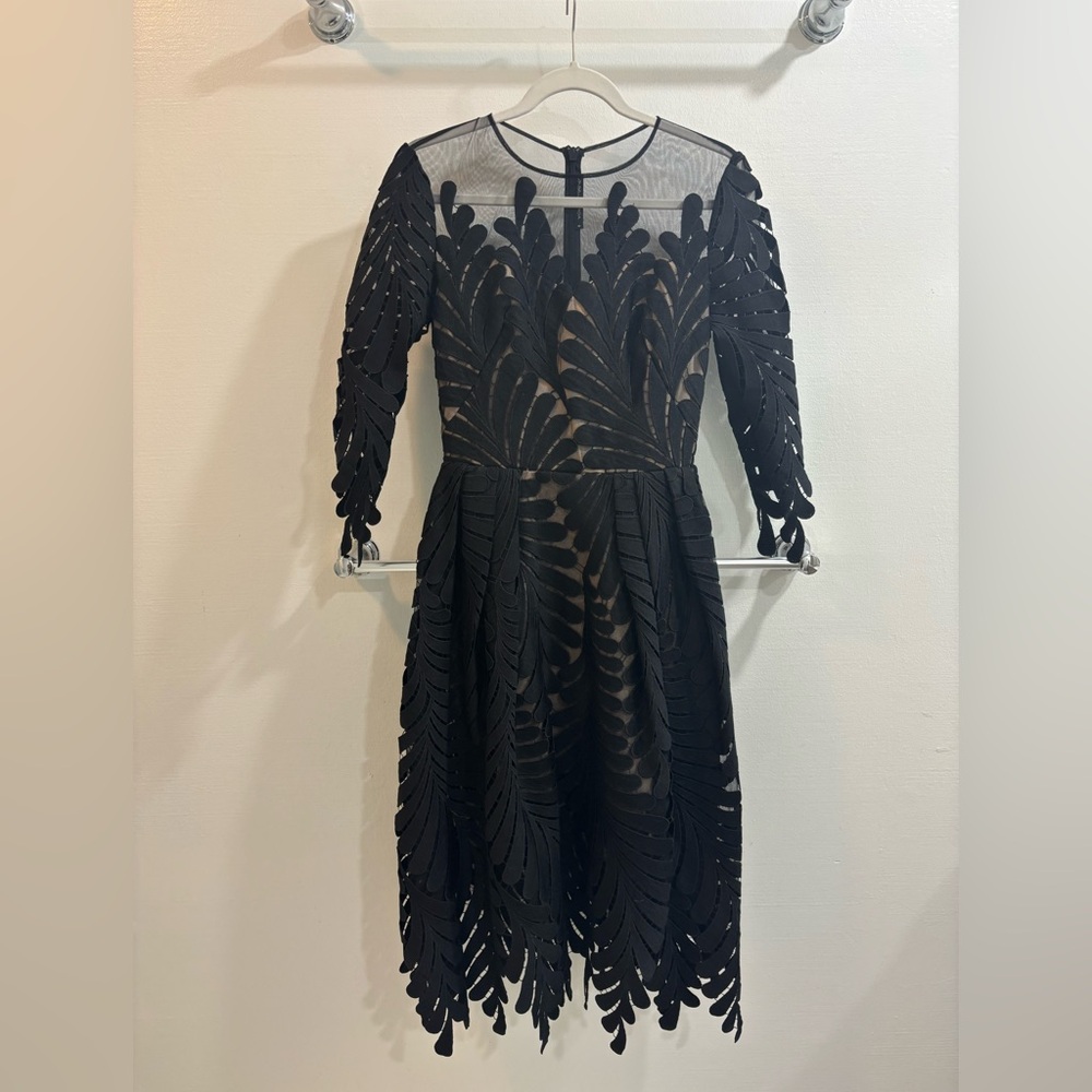 Chic Black Long Sleeve Katla Dress